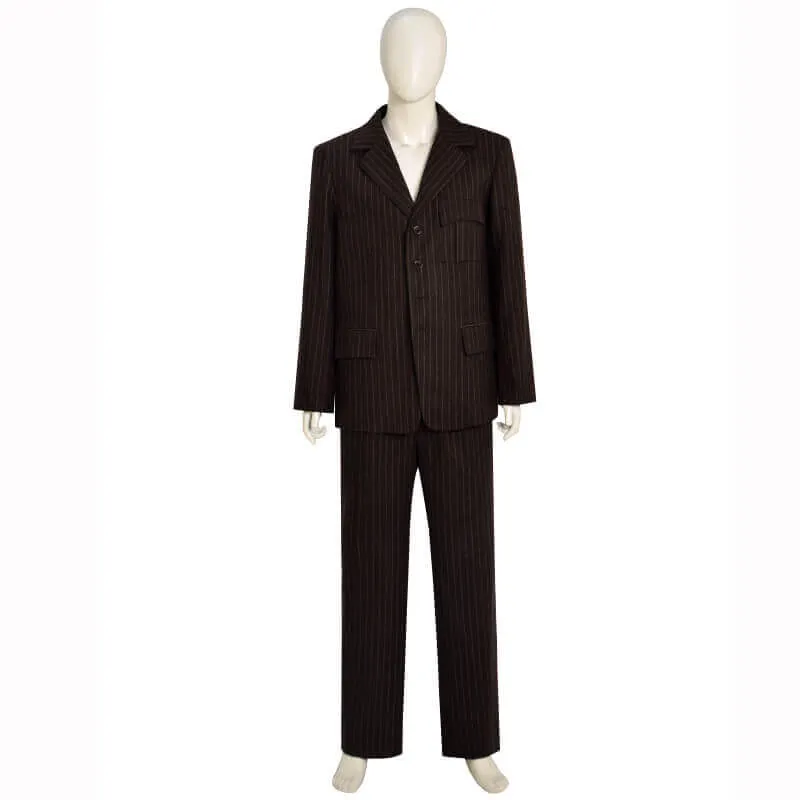 10th Doctor Suit David Tennant Brwon Suit Tenth Doctor Cosplay Outfit Costume BEcostume