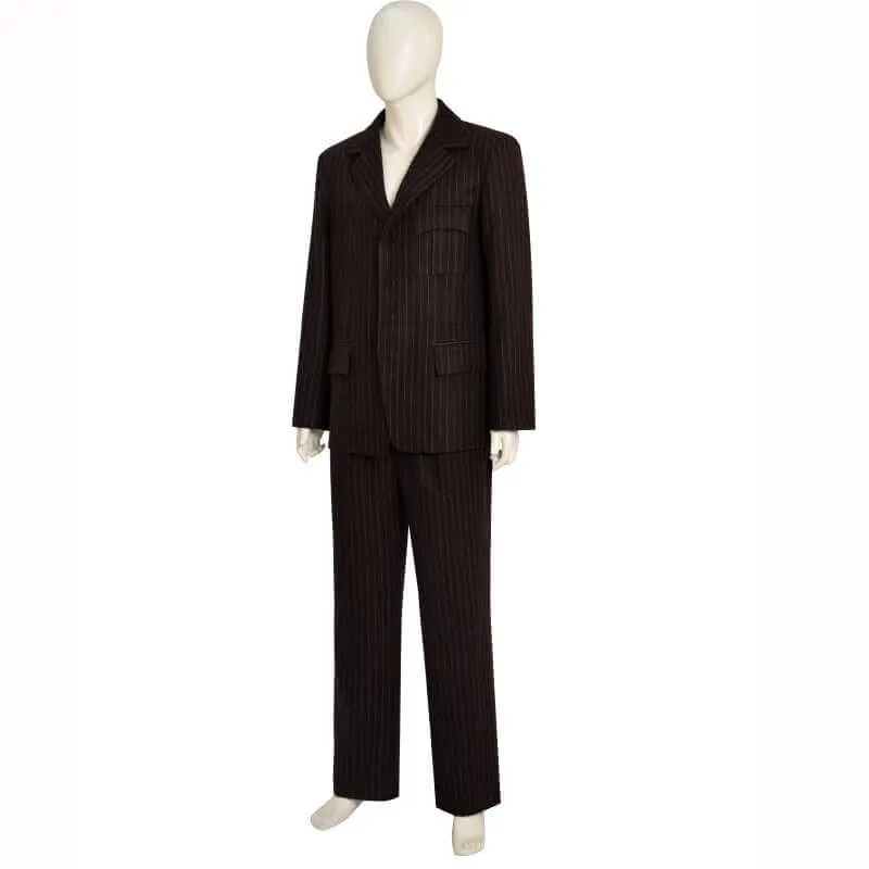 10th Doctor Suit David Tennant Brwon Suit Tenth Doctor Cosplay Outfit Costume BEcostume