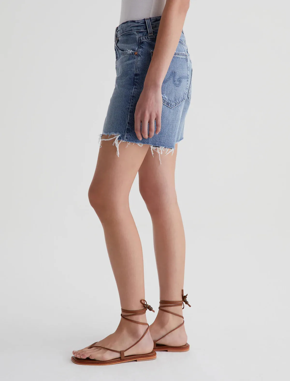 AG DEnim Clove Short in Myth