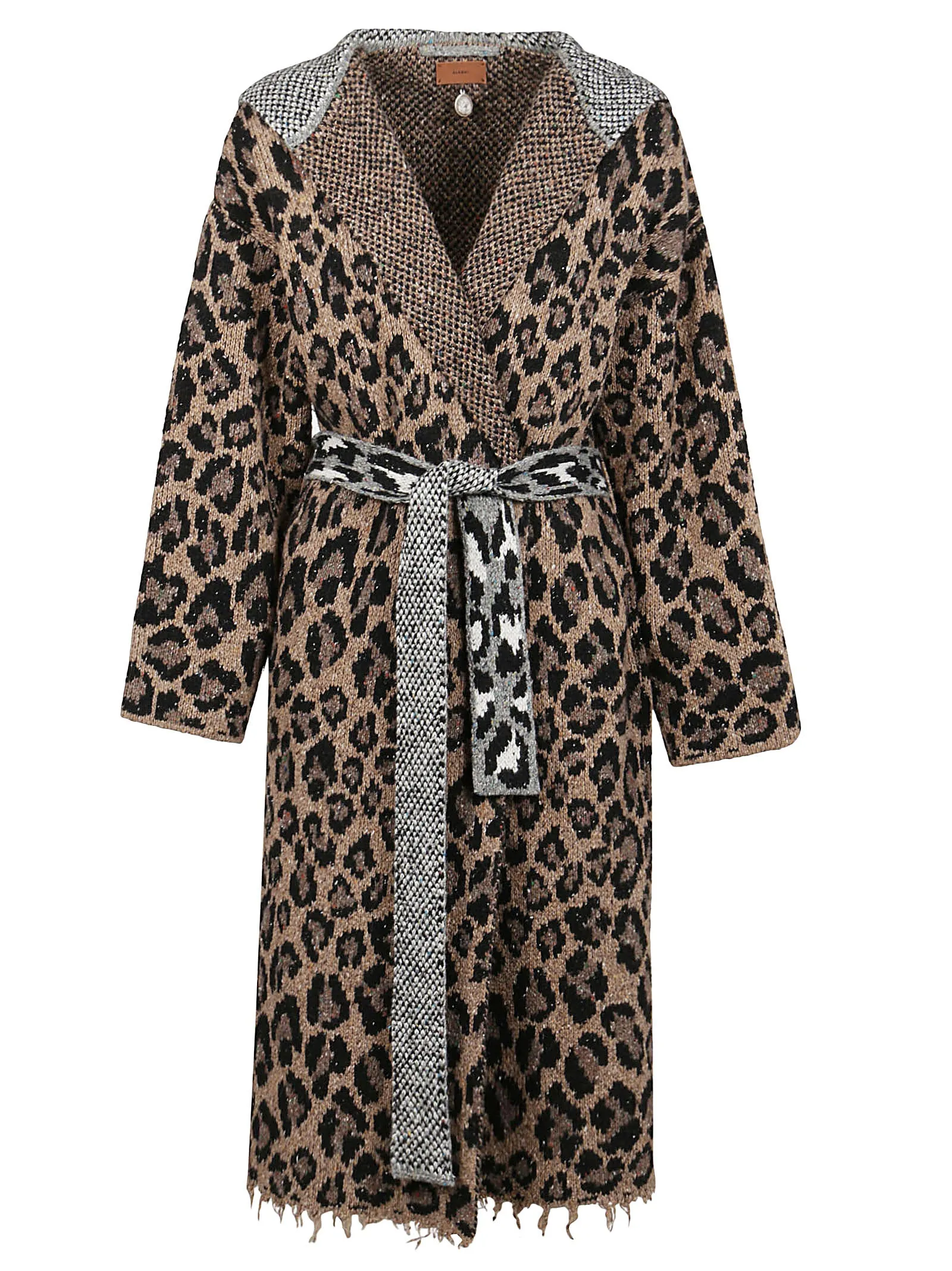 Alanui Espiritu Salvaje Leopard Jacquard Coat