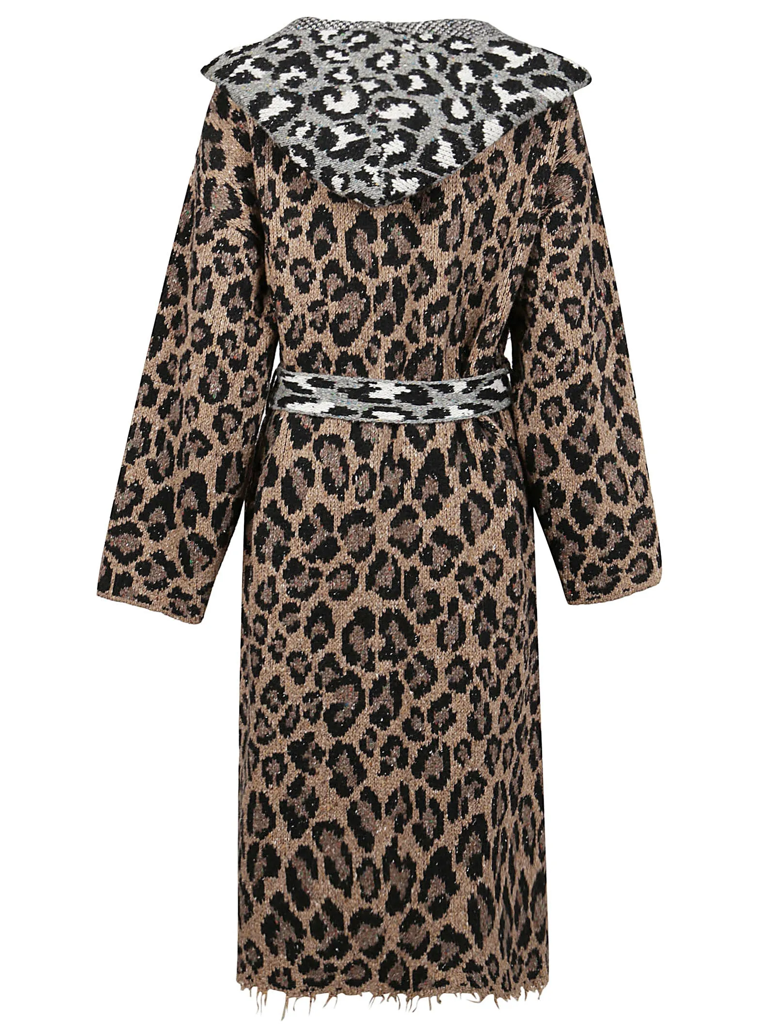 Alanui Espiritu Salvaje Leopard Jacquard Coat