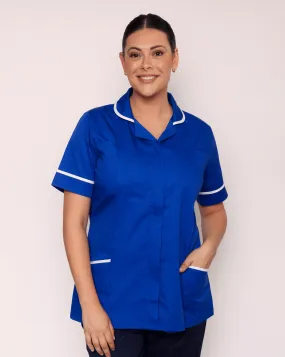 Alcott Ladies Healthcare Tunic - Royal Blue / White