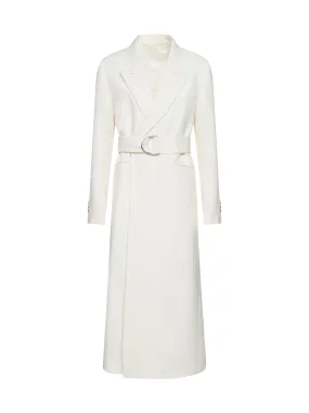 AMI Longline Belted Coat