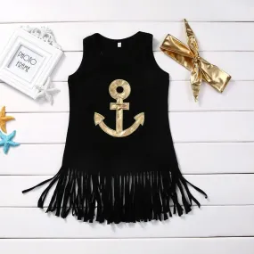 Anchor Down Fringe Dress/Tunic