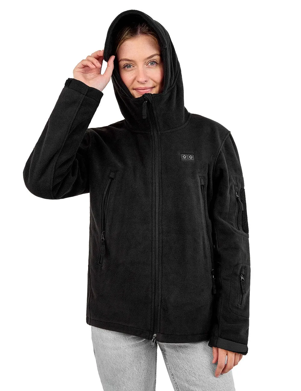 ANTARCTICA GEAR Heated Jacket, Polar Fleece Coat for Women