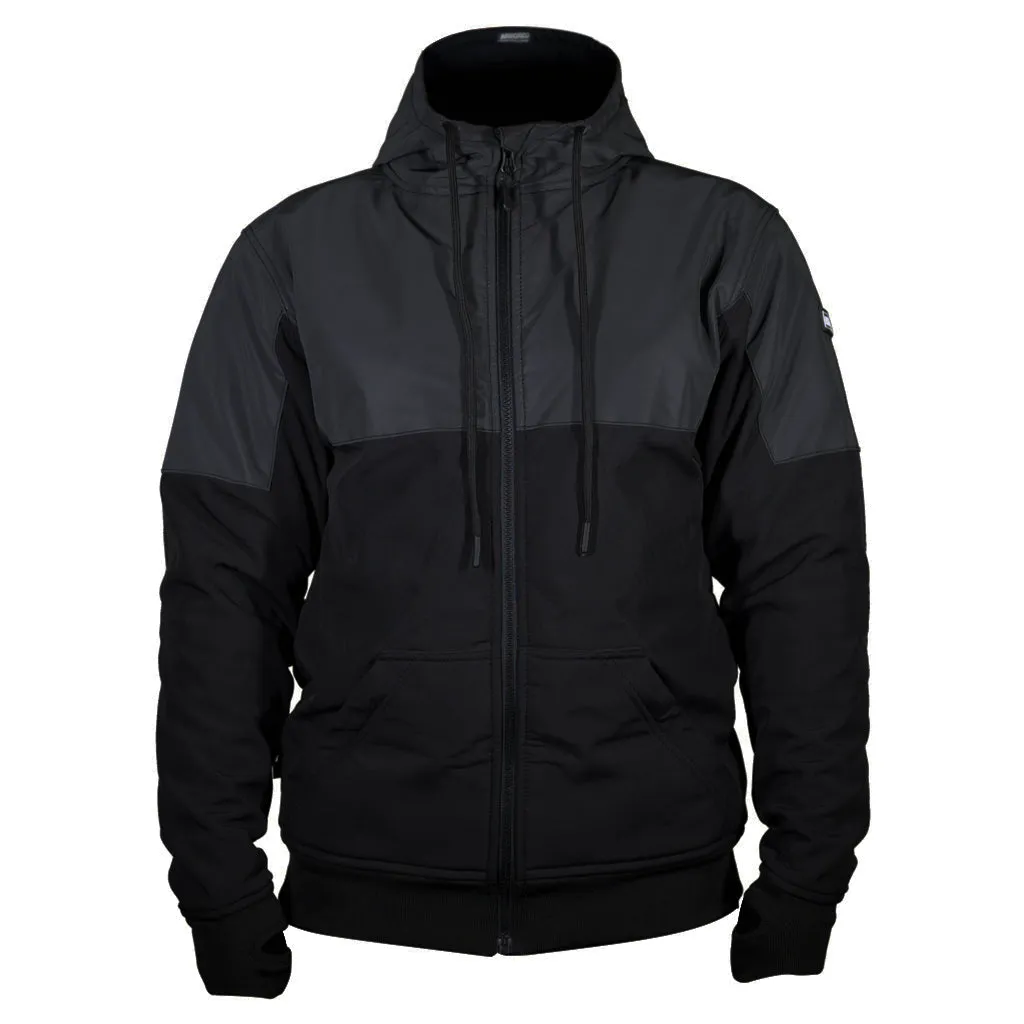 ARMORED BLACK ON BLACK REFLECTIVE JACKET