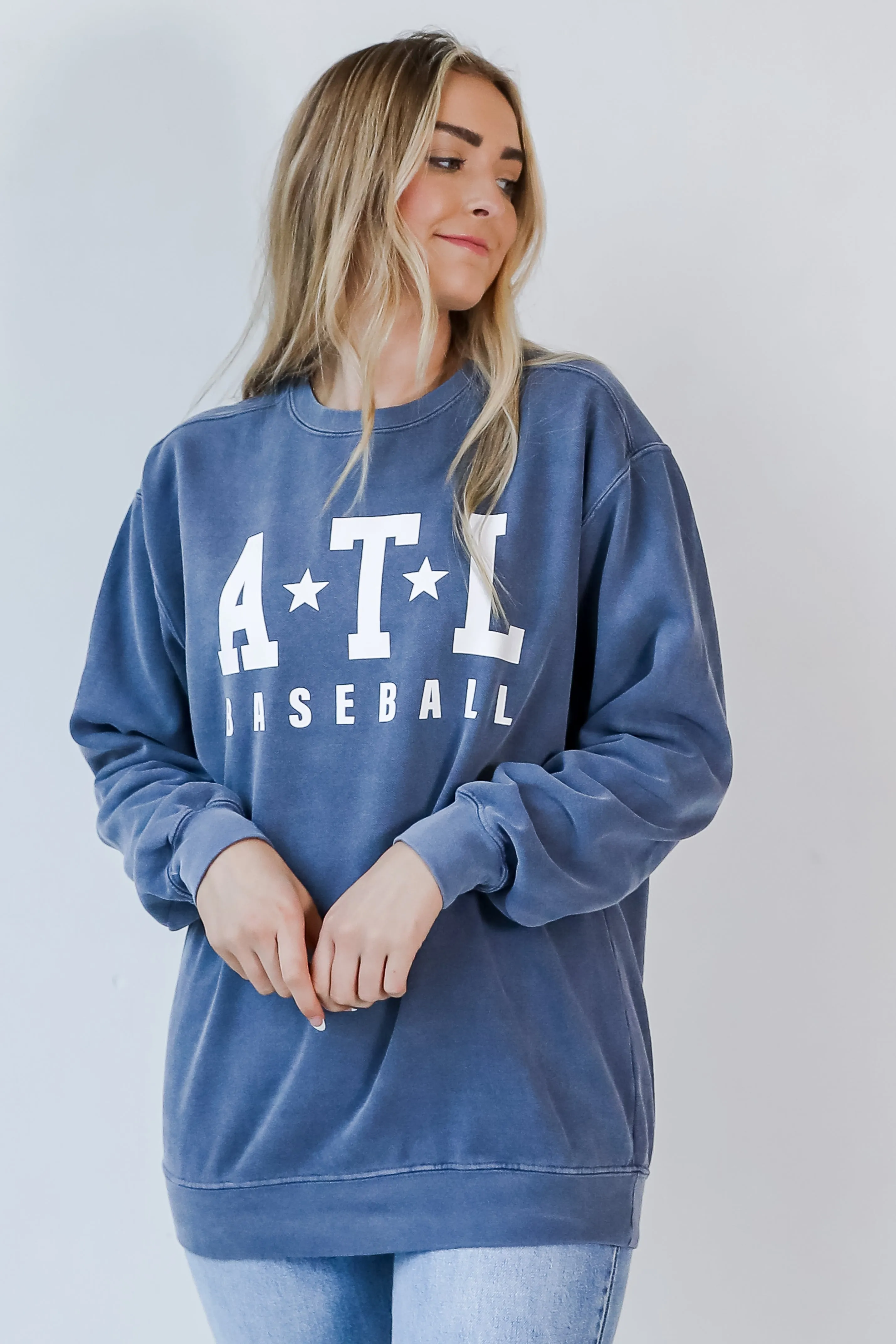 ATL Star Baseball Sweatshirt