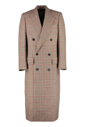 Balenciaga Houndstooth Boxy Coat