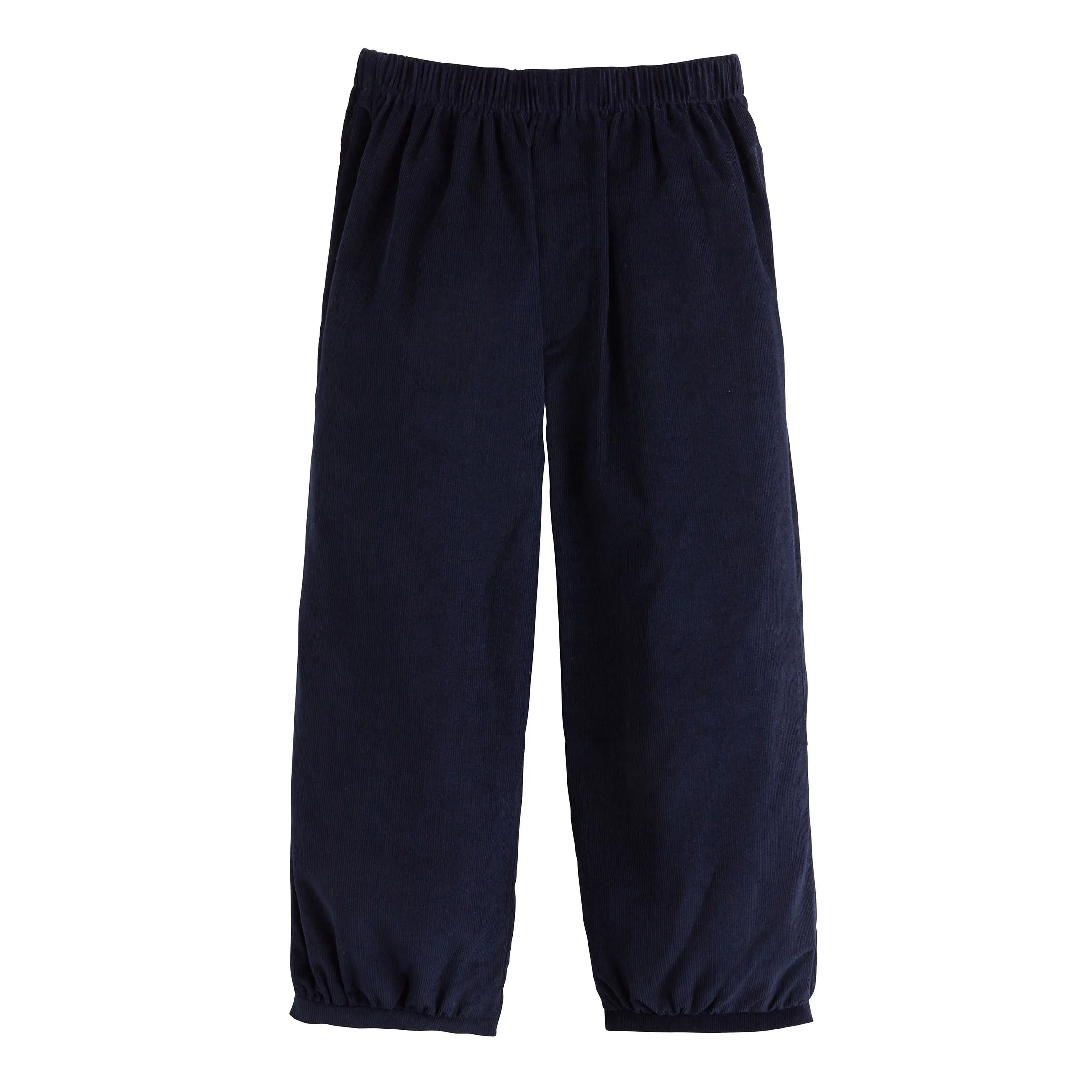 Banded Pull On Pant - Navy Corduroy