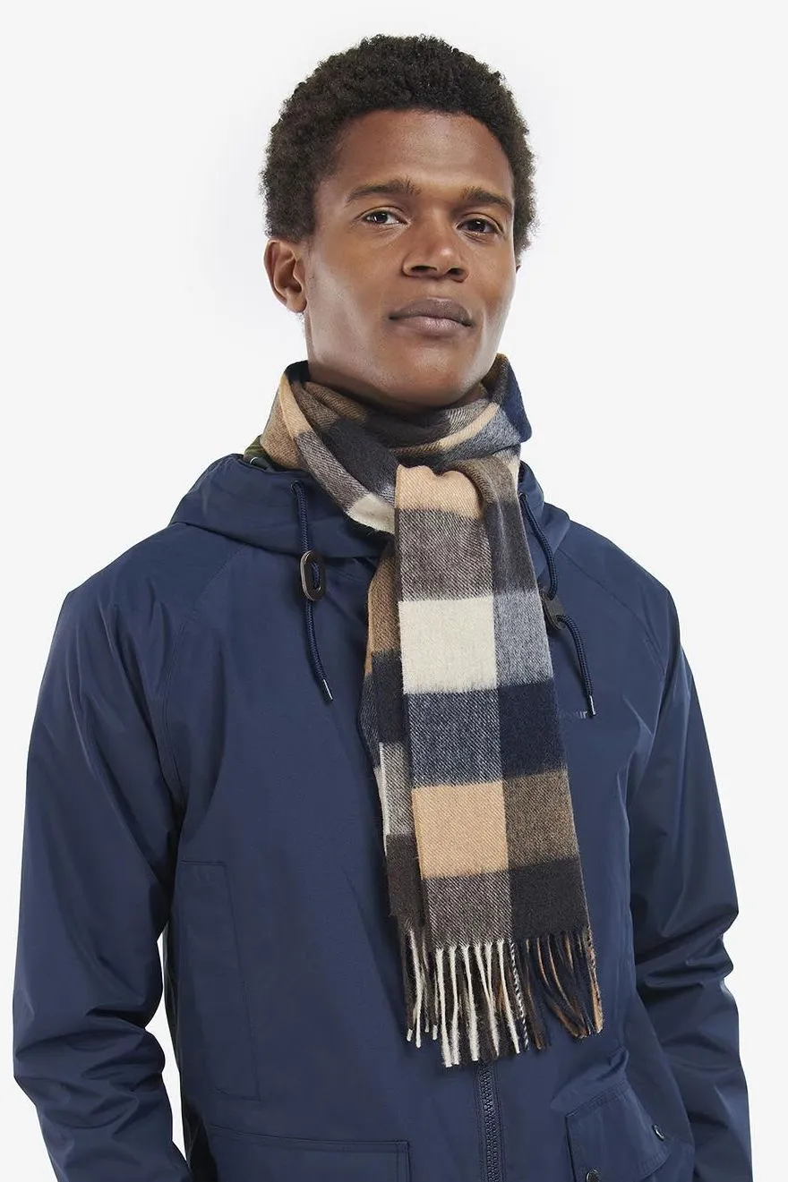 Barbour Scarf Large tattersall Scarf in autumn Colour USC0005TN631