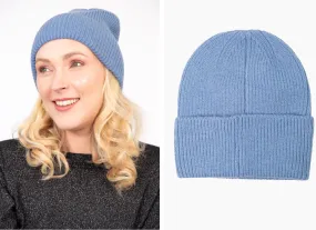 Beanie Hat - Denim Blue