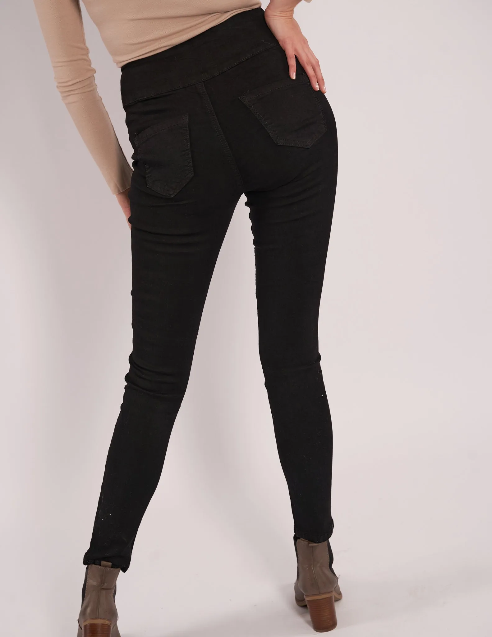 Biker Denim Jeans