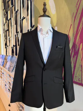 Black Premium Italian Suit Coat