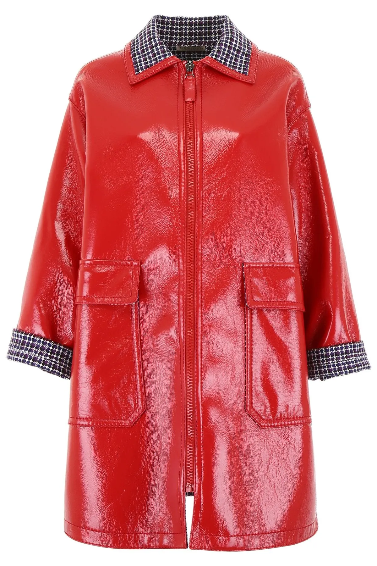 Bottega Veneta Glossy Zipped Coat