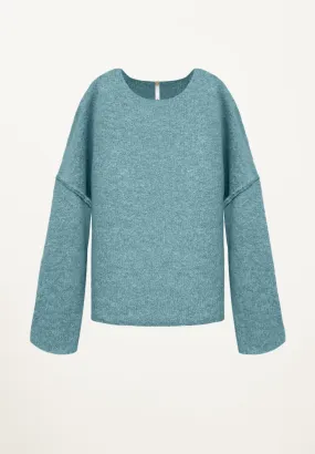 Camden Knit Sweatshirt in Glacier