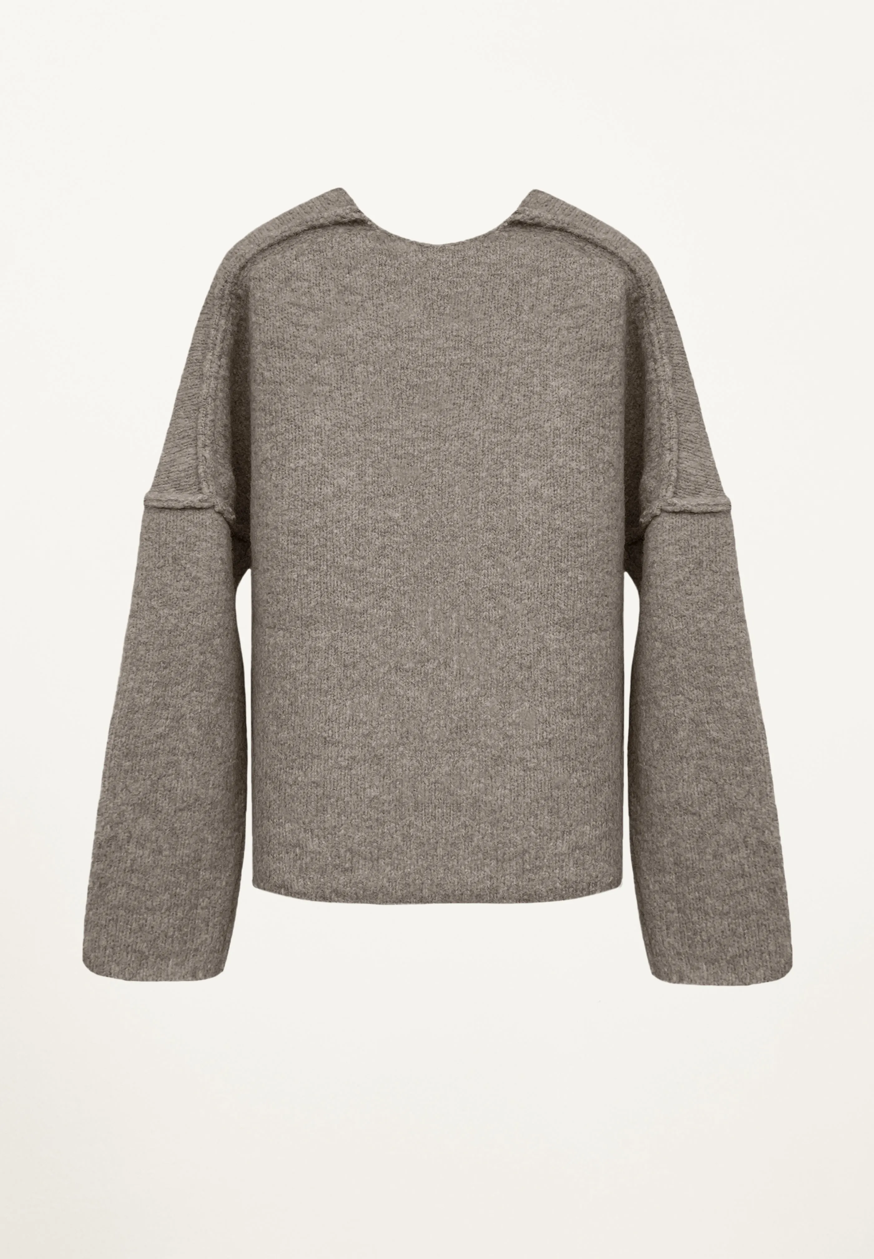 Camden Knit Sweatshirt in Mouse