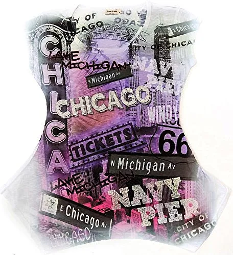 Chicago Tunic Purple T-Shirt