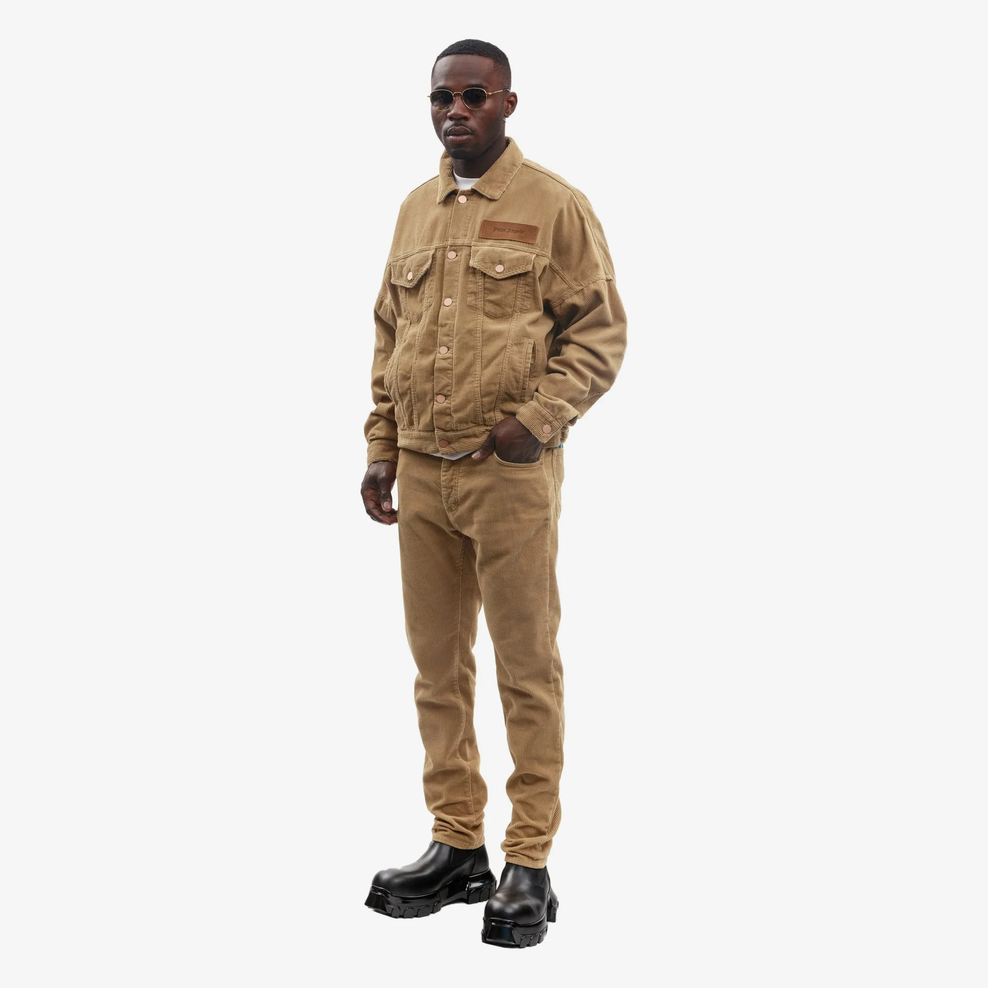 Corduroy Logo Pants