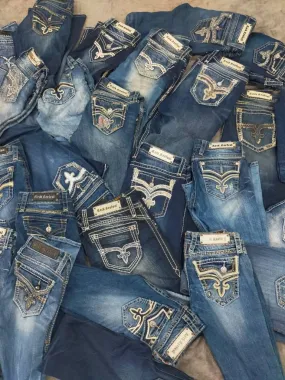 CR413 Ladies Flared Rock Revival Jeans