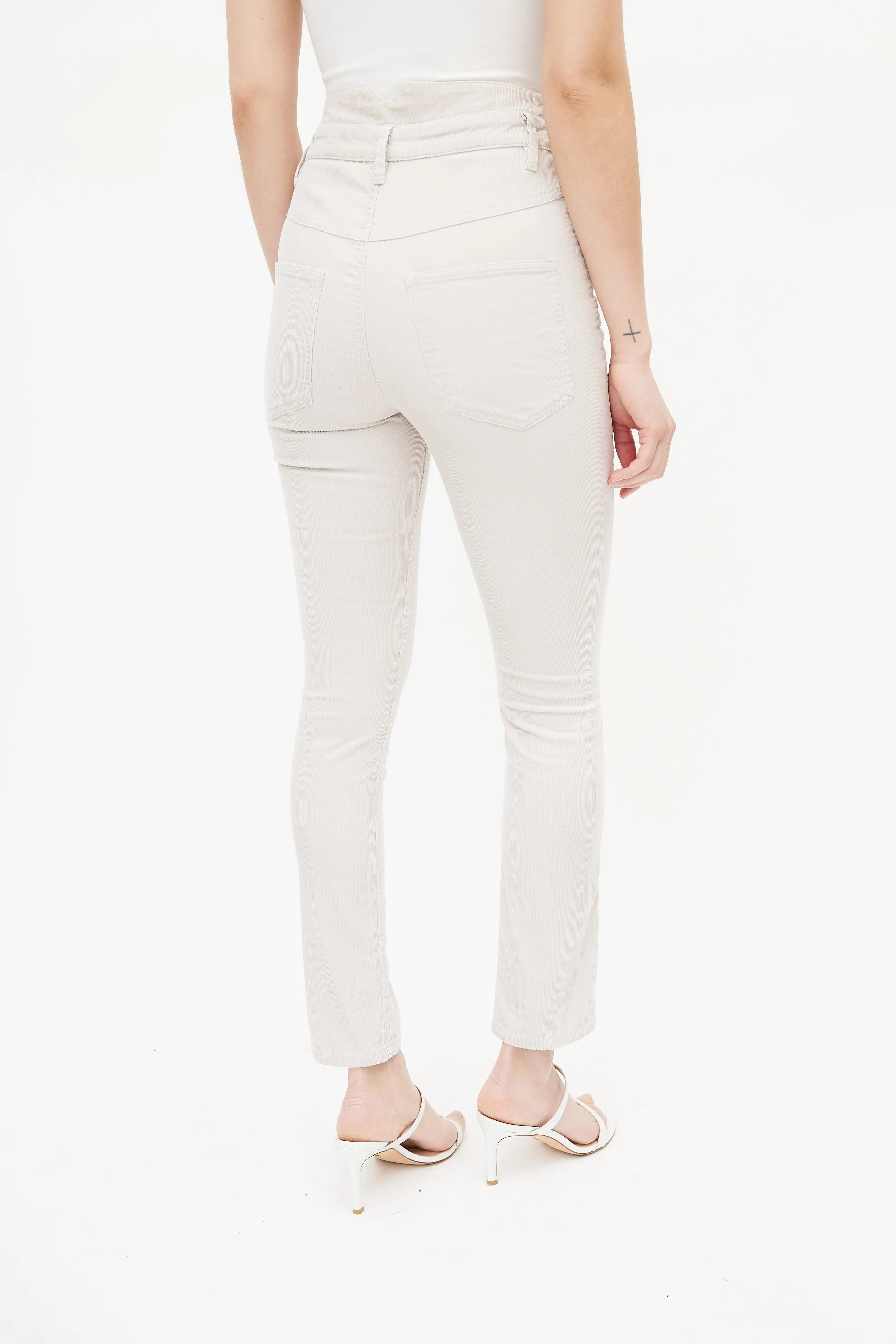 Cream Corduroy Pant