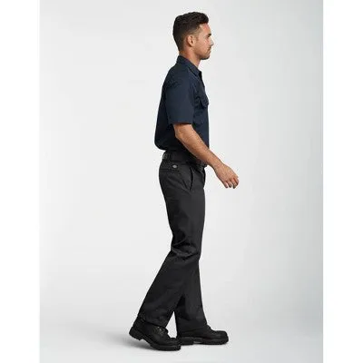 Dickies Men's Slim Fit Straight Leg Work Pants - Black 34x30