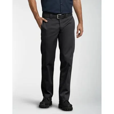 Dickies Men's Slim Fit Straight Leg Work Pants - Black 34x30