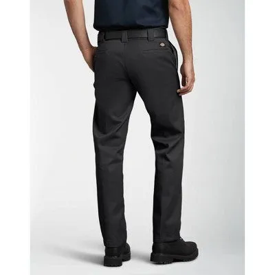 Dickies Men's Slim Fit Straight Leg Work Pants - Black 34x30