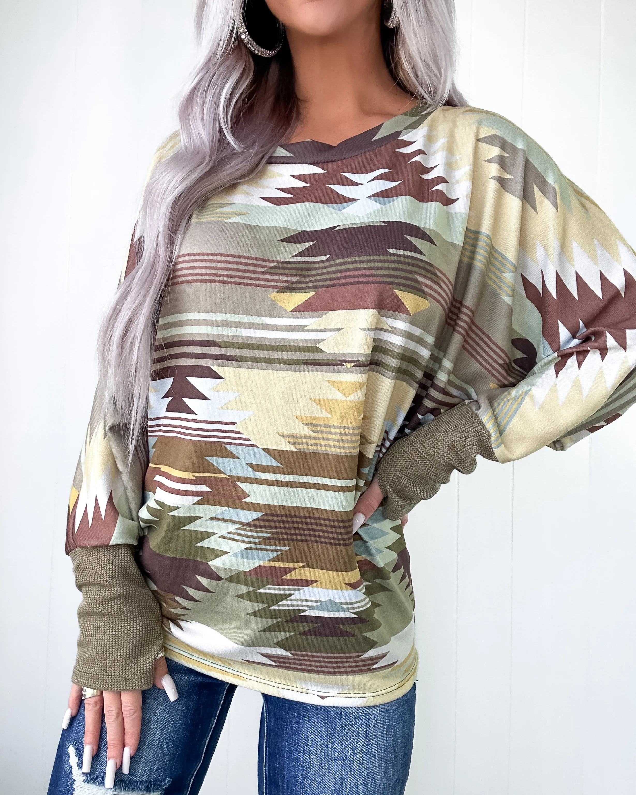 DOORBUSTER Aztec Dolman Tunic