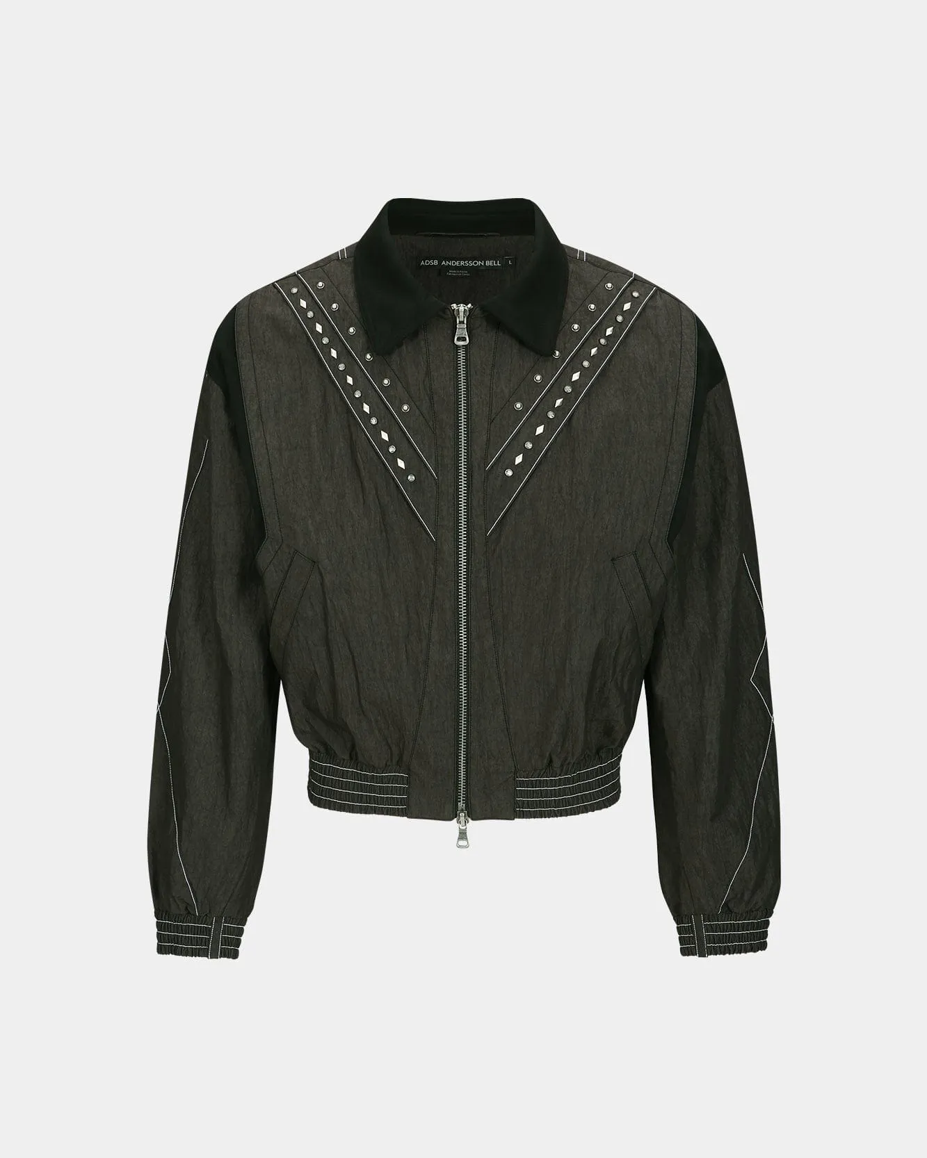 DUA METAL BLOUSON JACKET awa621m(CHARCOAL)