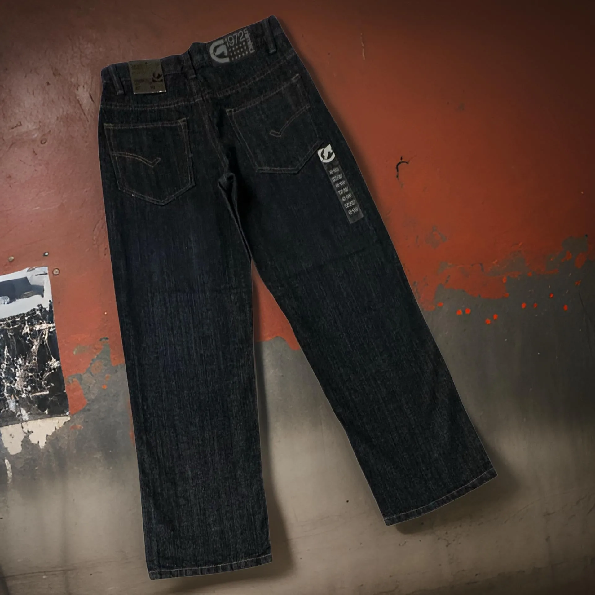 *ECKO UNLTD* DENIM JEANS FOR BOYS (BLACK) (STRAIGHT LEG)