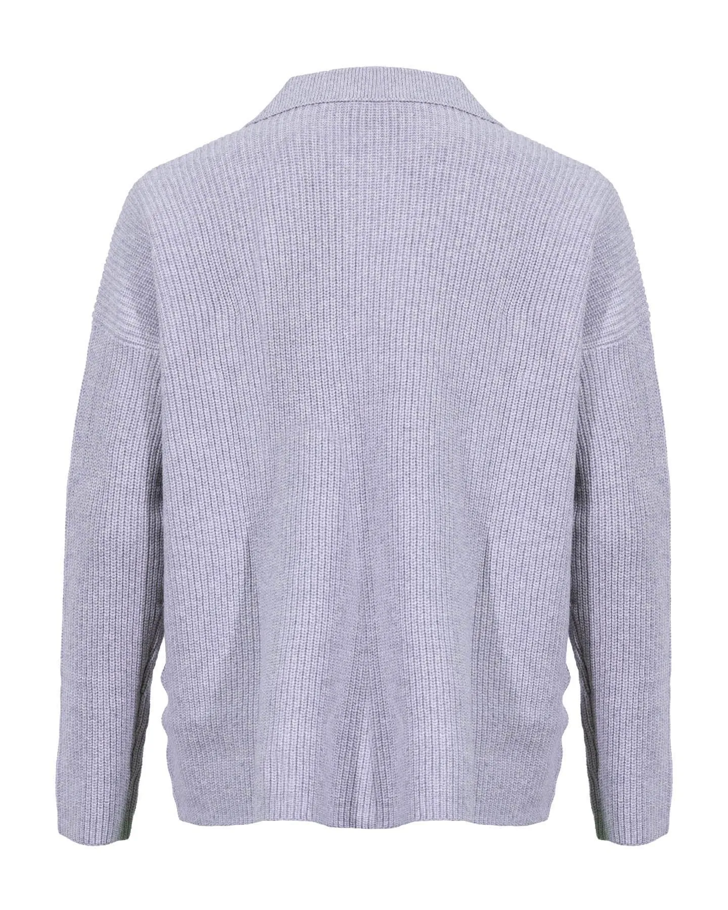 Eileen Fisher Cotton Cashmere Polo Pullover