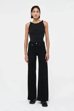 EVA WIDE JEANS (Noir)