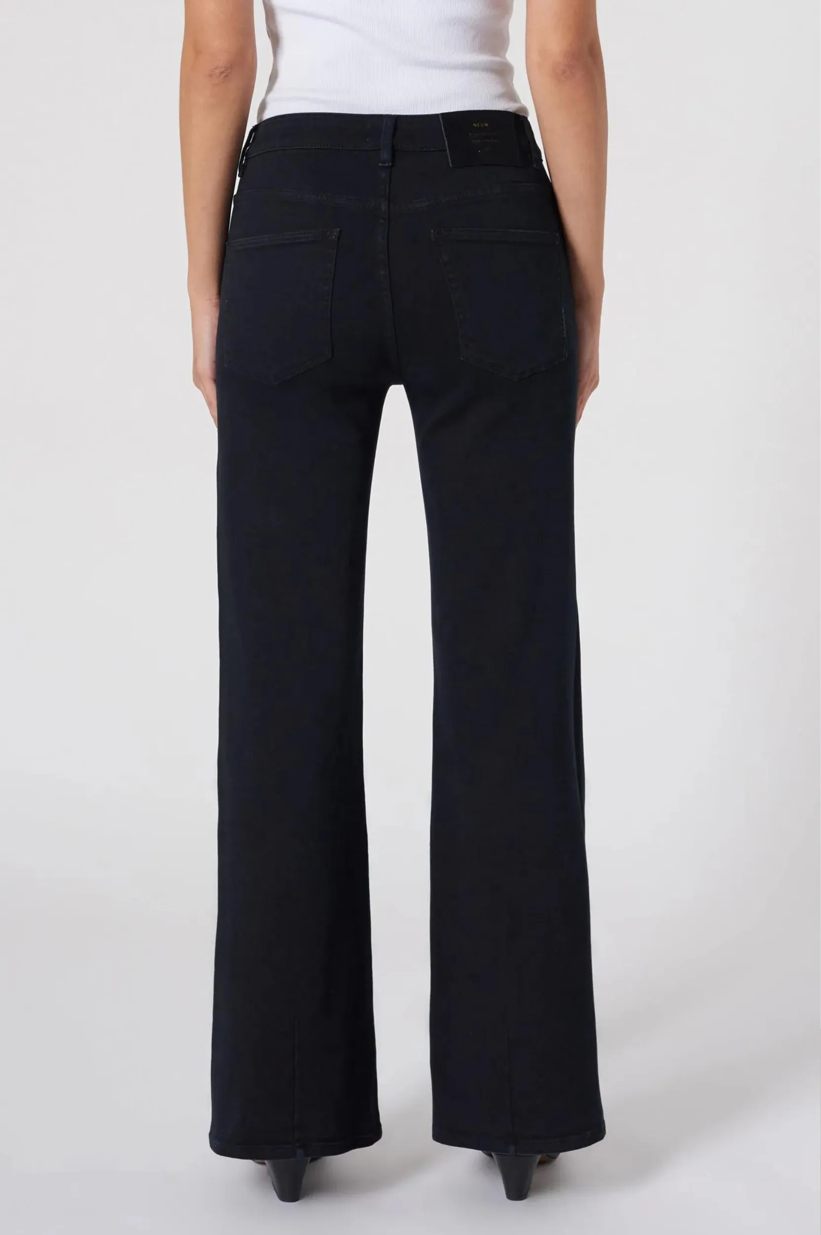 EVA WIDE JEANS (Noir)