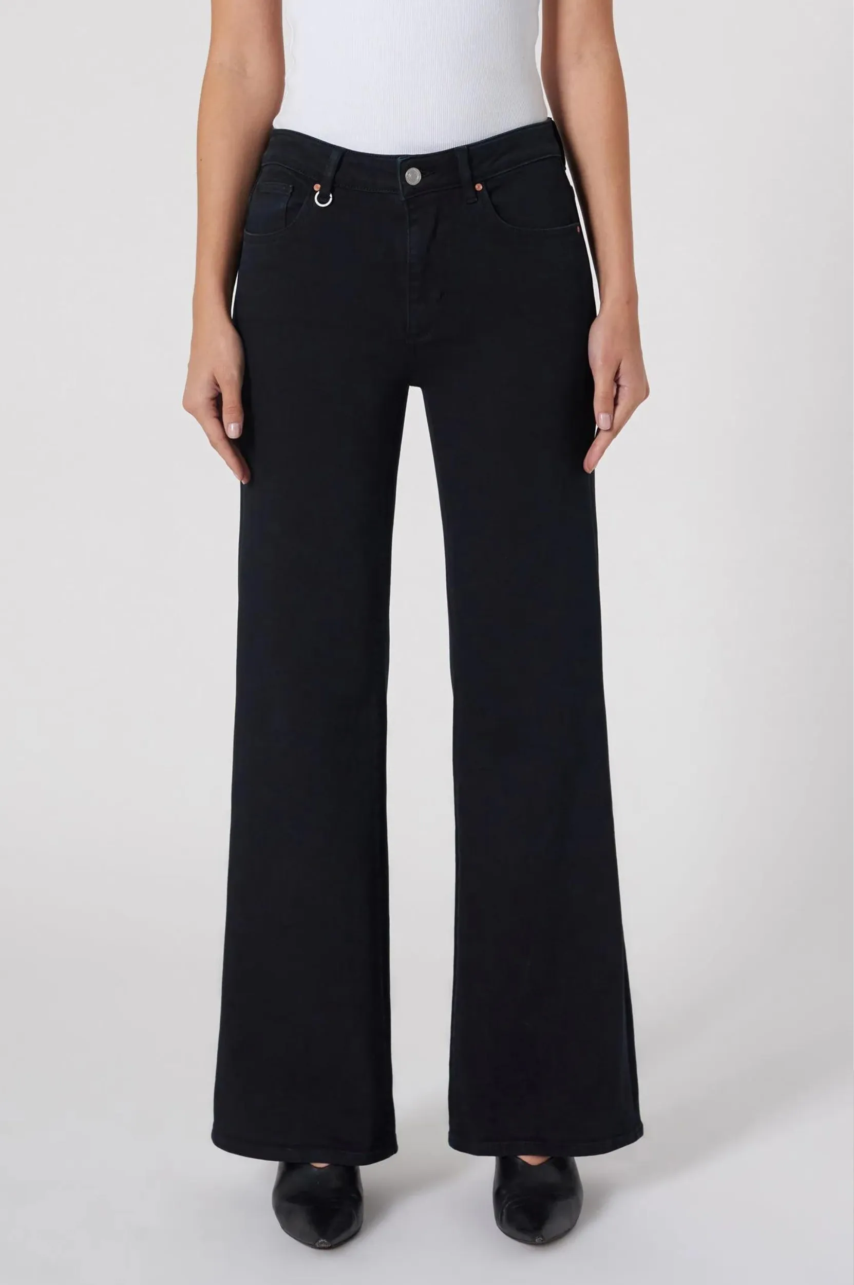 EVA WIDE JEANS (Noir)