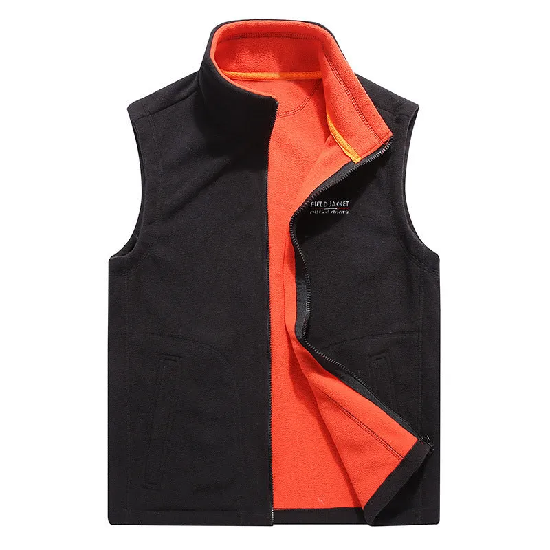 Fashionable Casual Fleece Vest Man