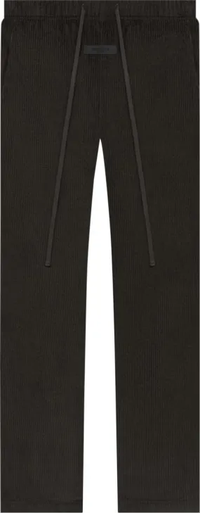 FEAR OF GOD ESSENTIALS RELAZED CORDUROY PANTS "OFF BLACK" SS23