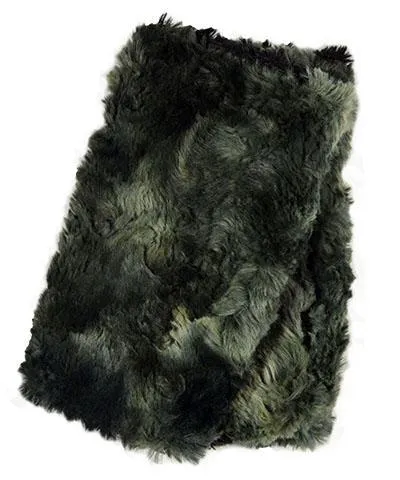 Fingerless / Texting Gloves, Reversible - Luxury Faux Fur in Highland (Meadow & Thistle - Limited Availability)