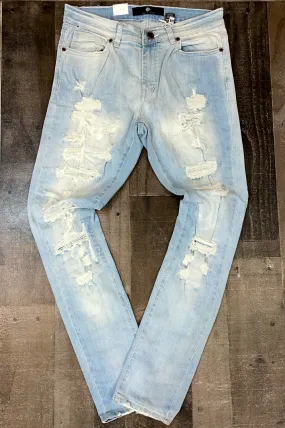 Focus- vintage ripped denim jeans