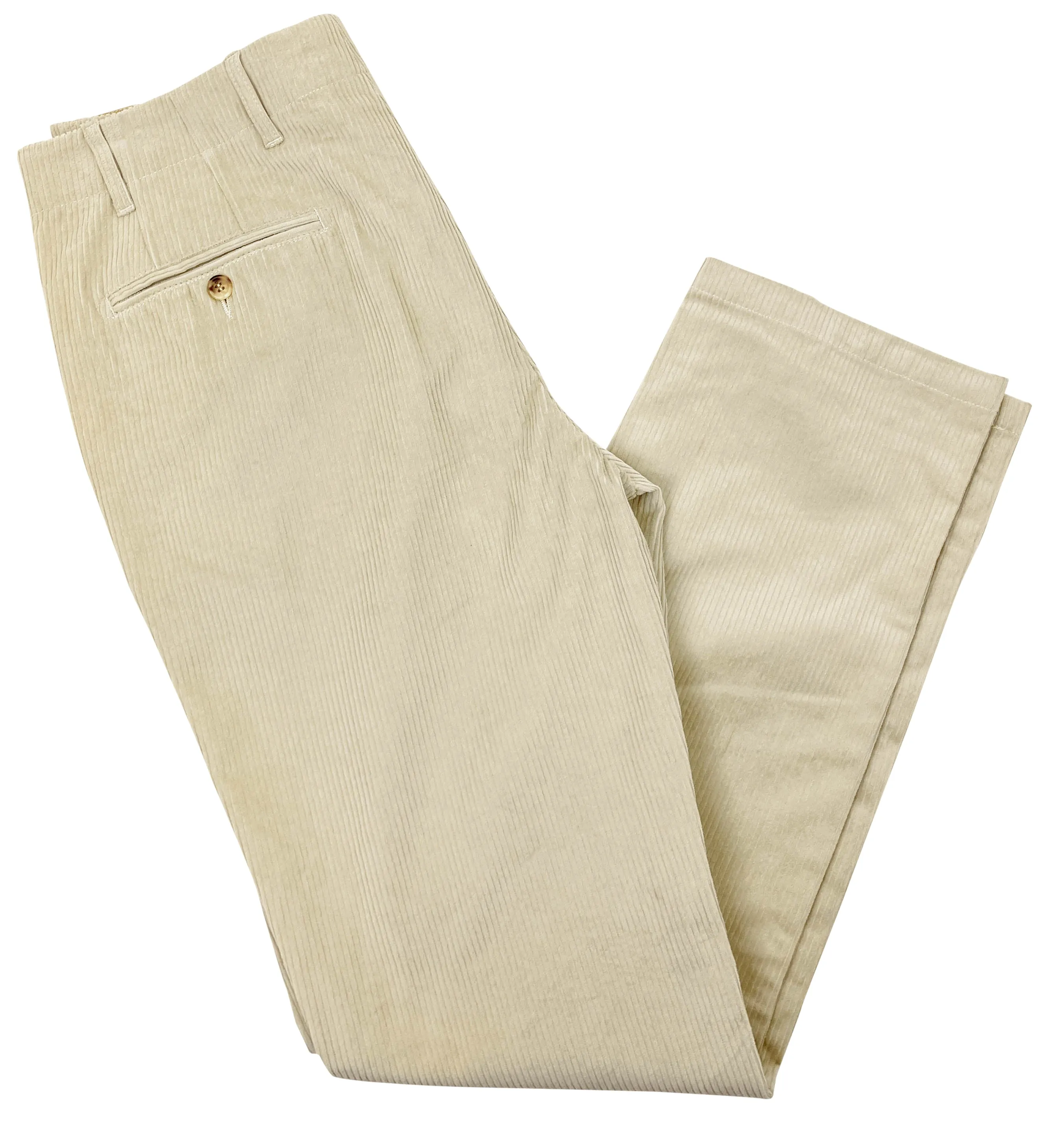 Gabriela Hearst Rhys Corduroy Pants in Ecru