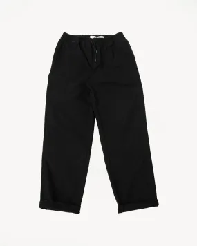 Gonz Pants Herringbone Cotton - Black