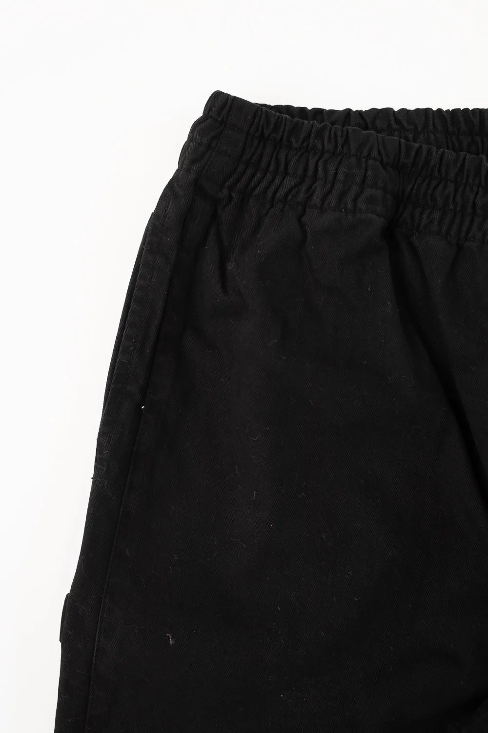 Gonz Pants Herringbone Cotton - Black