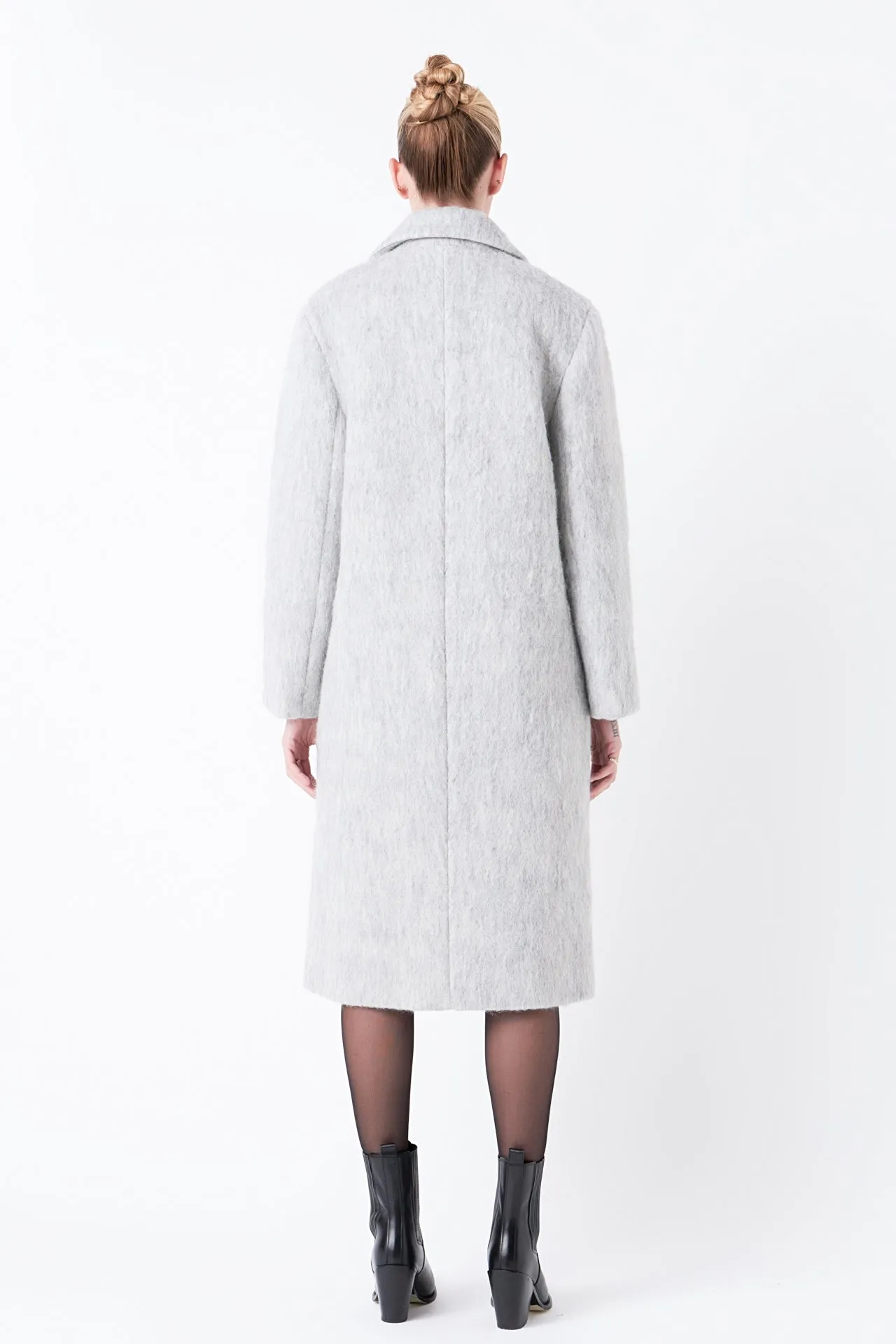 Grey Lab - Oversize Single-breasted Long Coat