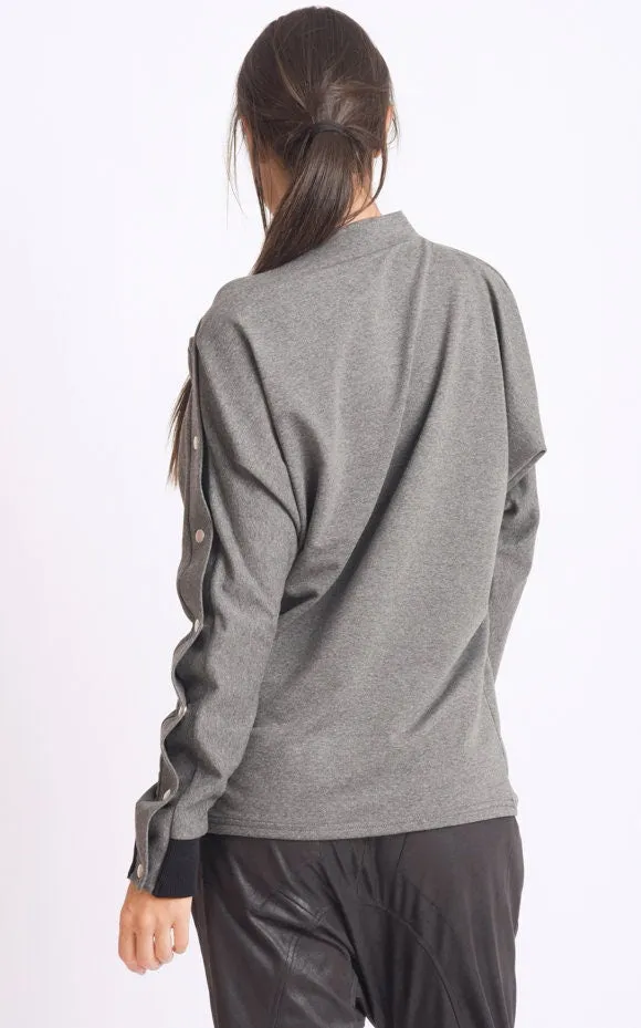 Grey Loose Blouse