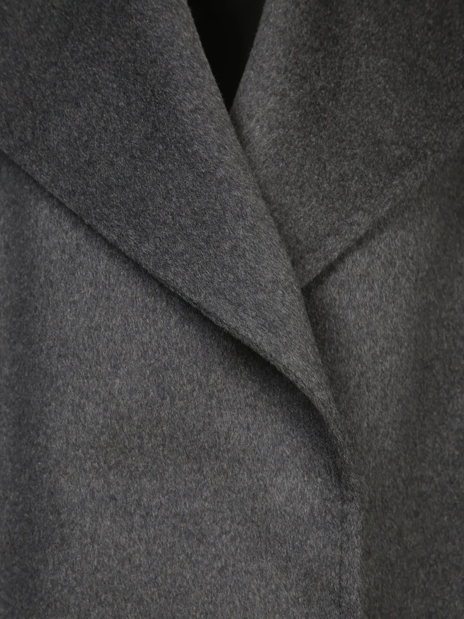 Grey Wool and Cashmere Caban