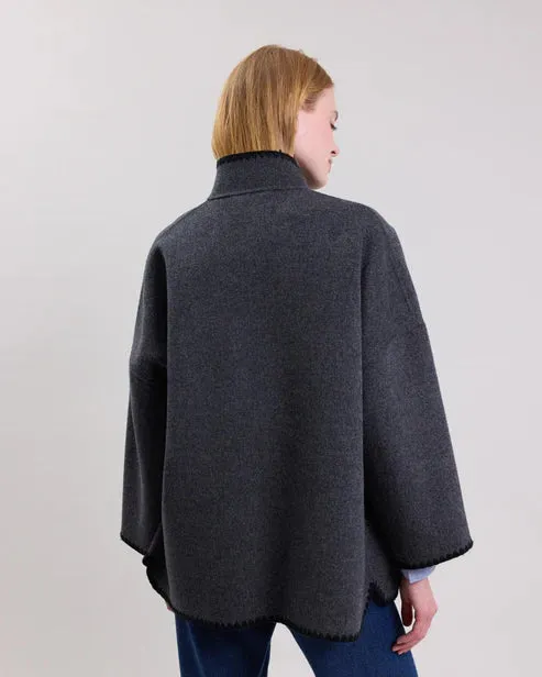 Hartford Valentine Coat in Anthracite