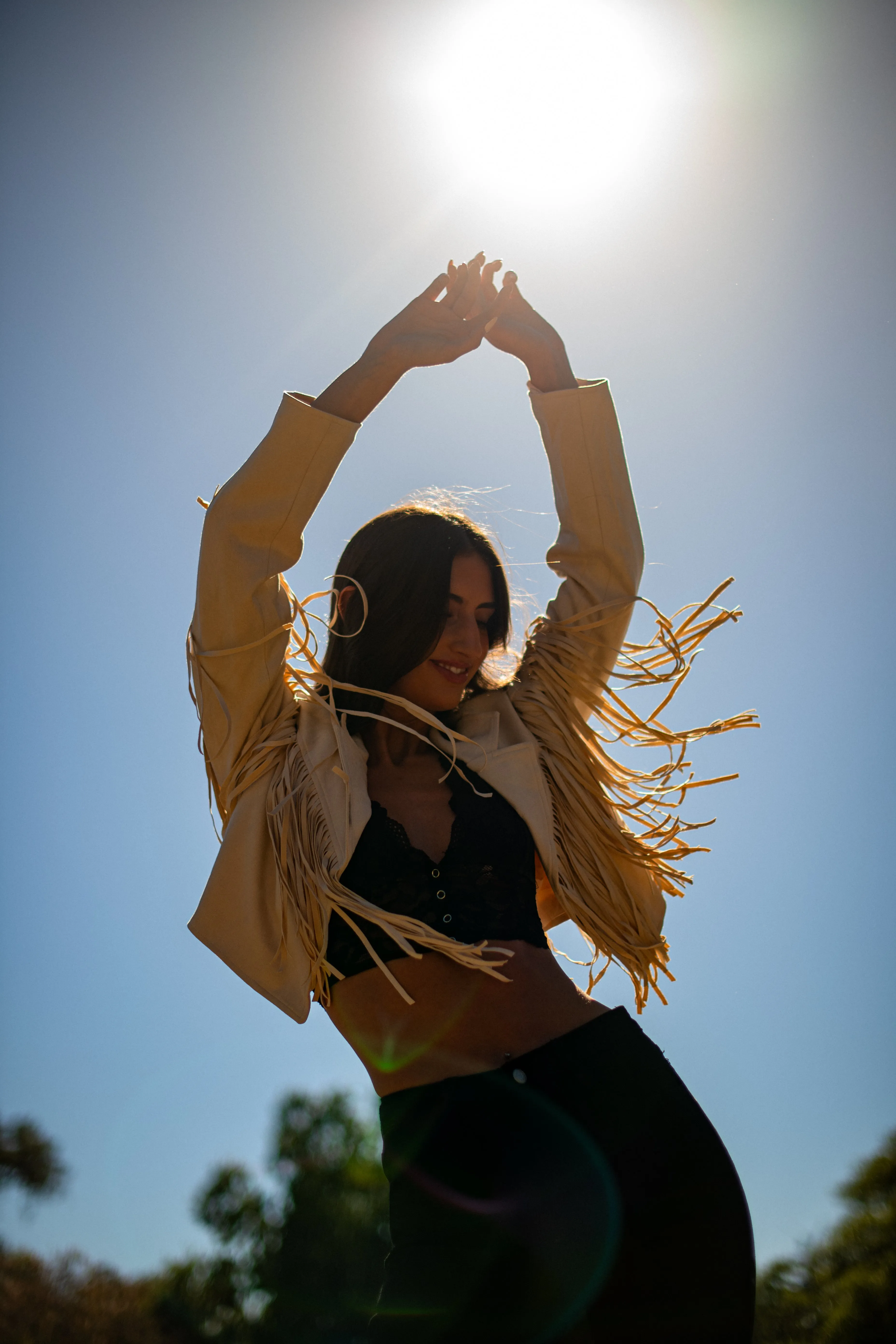 Heartbreaker Faux Suede Fringe Crop Jacket - Ivory