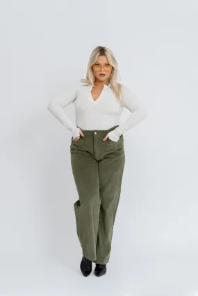 Hunter Corduroy Pants Green