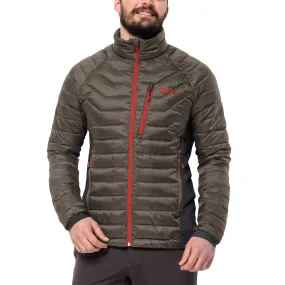 Jack Wolfskin Mens Routeburn Pro Insulated Down Jacket - Cold Coffee