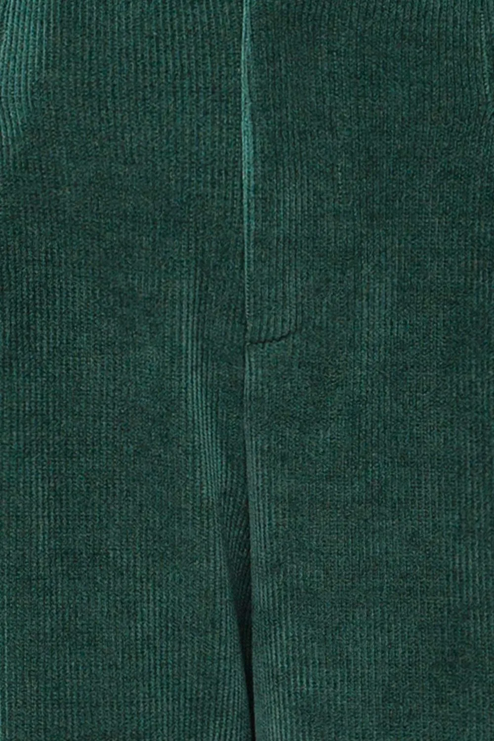 Jakarta Green | Corduroy High-Waisted Pants