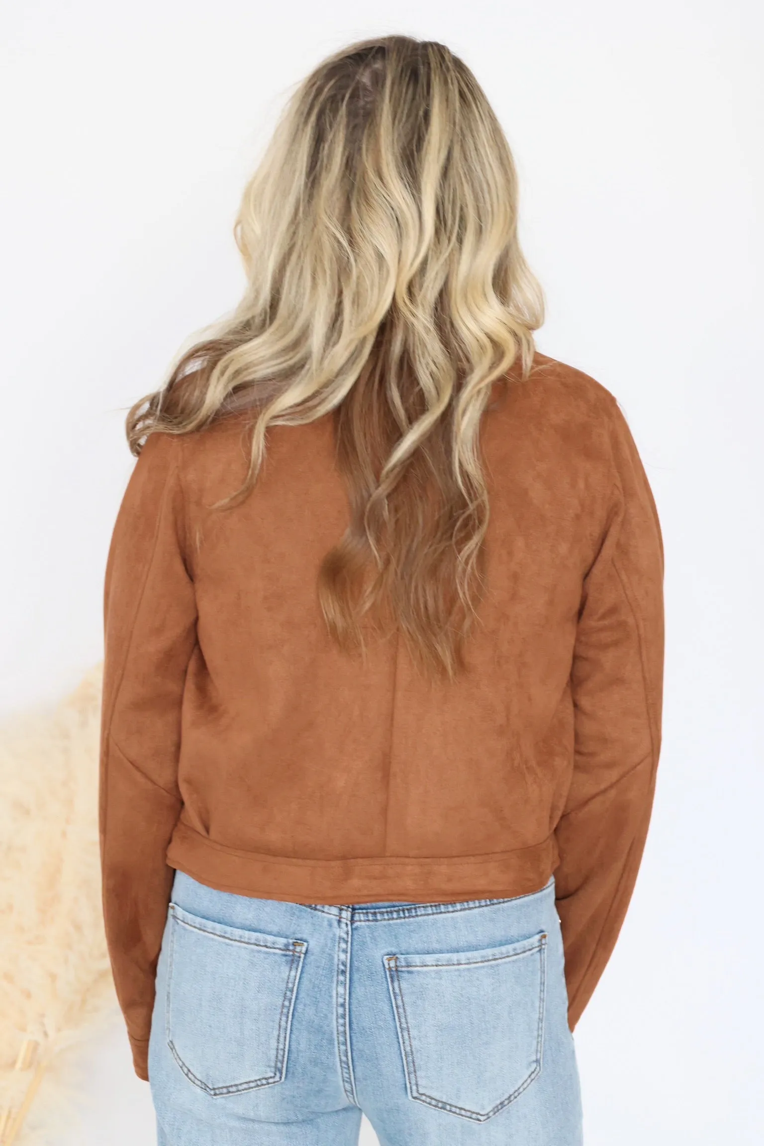 Jenna Faux Suede Jacket